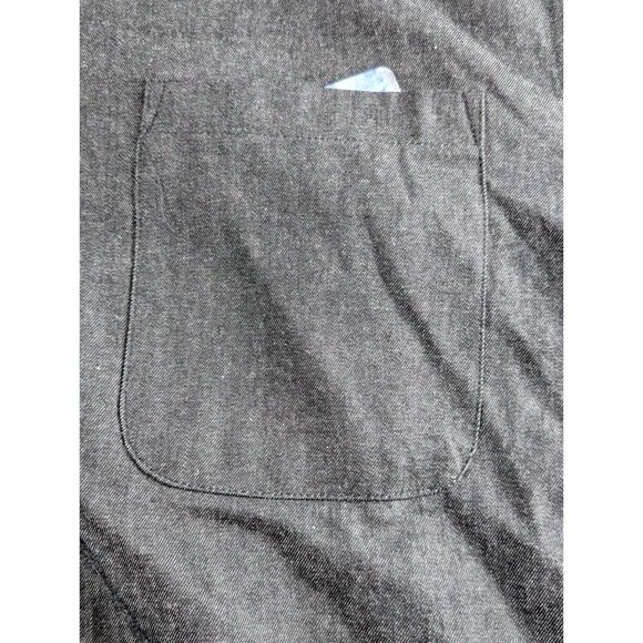 Vintage Marlboro 2003 Reversible White Black Plaid Flannel Denim Shacket NWT - Picture 11 of 15